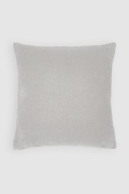 An Image of Washed Velvet Feather Filled Cushion