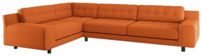 25f8b6be768791eeea43abd07b524a2215b11bdff9499ed85c38a9832baf3dc2-1.jpg An Image of Habitat Hendricks Left Corner Fabric Chaise - Blue