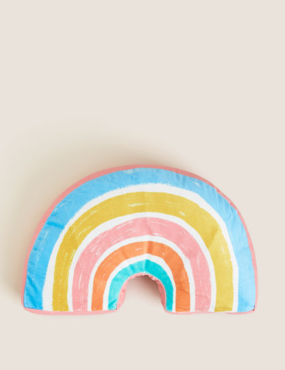 An Image of M&S Kids Rainbow Light Up Cushion