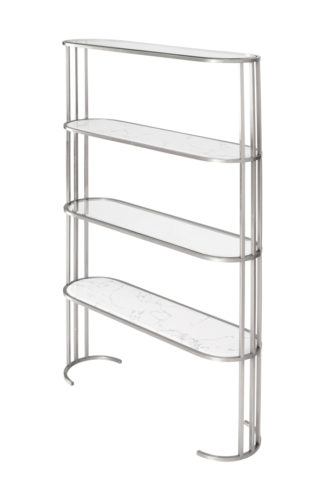 An Image of Aria Shelf Unit Silver