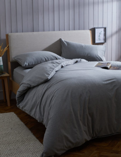 An Image of M&S Pure Brushed Cotton Bedding Set