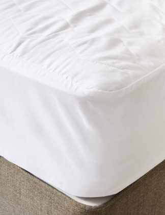 An Image of M&S Pure Cotton Extra Deep Mattress Protector
