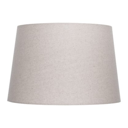 An Image of Finn Taper Natural Linen Shade - 40cm