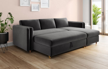 An Image of M&S Loft Jayden Chaise Storage Sofa Bed (Right-hand)