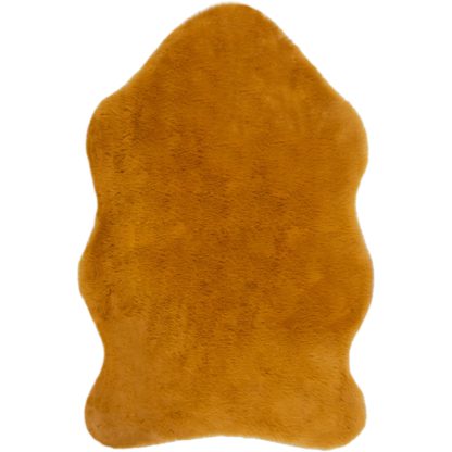 An Image of Supersoft Single Pelt Faux Fur Rug Grey
