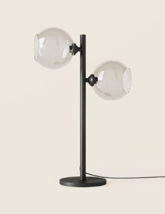 An Image of M&S 2 Light Globe Table Lamp