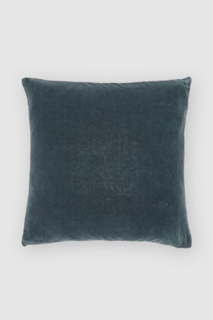 An Image of Washed Velvet Feather Filled Cushion