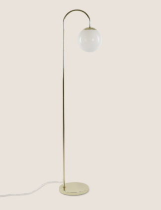 An Image of M&S Opal Curved Floor Lamp