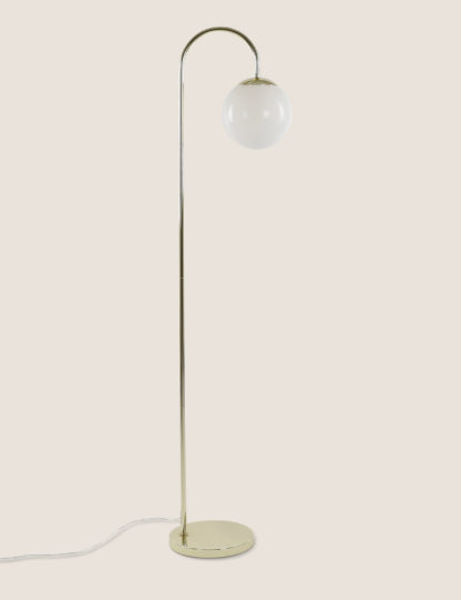 An Image of M&S Opal Curved Floor Lamp