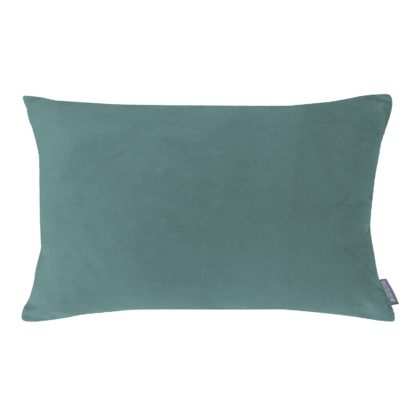 An Image of Country Living Velvet Linen Cushion - 30x50cm - Dark Grey