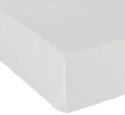 54b22859377903bdac0cb77e228cea7632e395826b88744e8d1441ed55a0b446.jpg An Image of Argos Home Cotton Rich 28cm Fitted Sheet - Single