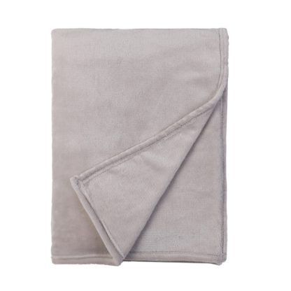 An Image of Fleece Throw Grey 150x200cm