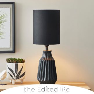 An Image of Ecomix Black Table Lamp Black