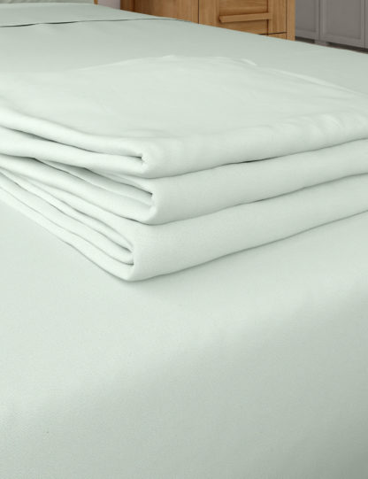 An Image of M&S Bamboo Blend Flat Sheet