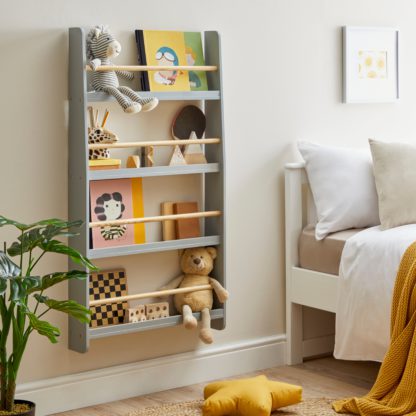 An Image of Wall Mounted Book Shelf White