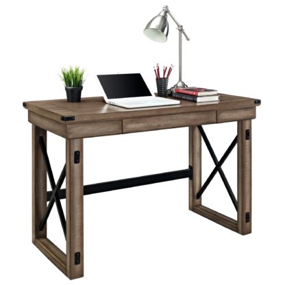 An Image of Wildwood Rustic Desk Brown