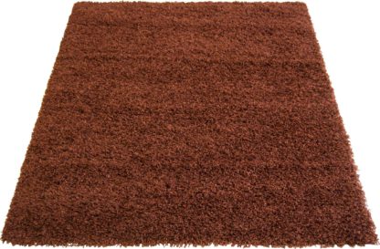 An Image of Jazz Shaggy Rug - 80x150cm - Chocolate