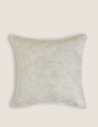 An Image of M&S Textured Metallic Cushion
