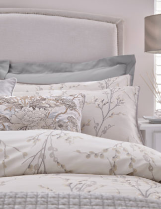 An Image of M&S Laura Ashley 2 Pack Pure Cotton Pussy Willow Pillowcases