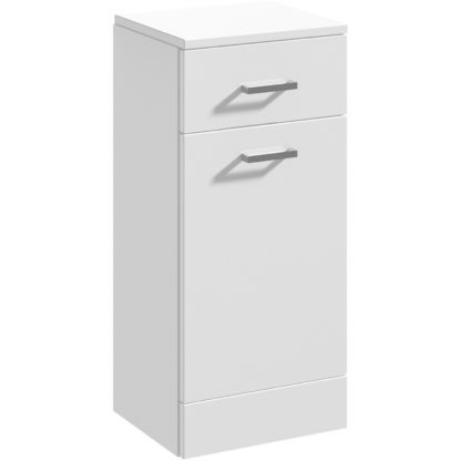 An Image of Balterley Orbit 300x300mm 4 Drawer Unit - Gloss White