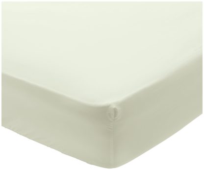 An Image of Argos Home 400TC Egyptian Cotton 30cm Fitted Sheet - Single