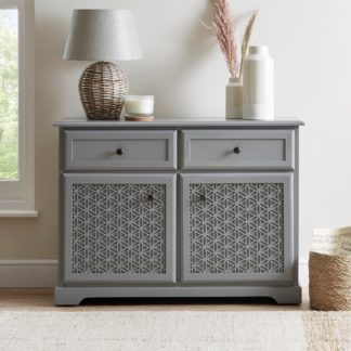 An Image of Carys Small Sideboard Grey