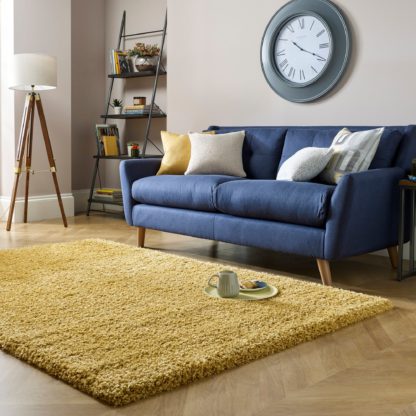 83cd5650d4795e8eeddc1b5e6e1b6578b4f6a440fe4817f933febe8dc2b63f24-1.jpg An Image of Slumber Shaggy Rug Slumber Ochre