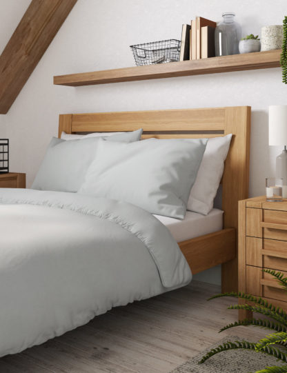 8abb8606b8cd895d727ed4ca5751fdd1b9812203cffb49efdb962ffcc87dd587.jpg An Image of M&S Dreamskin® Pure Cotton Duvet Cover