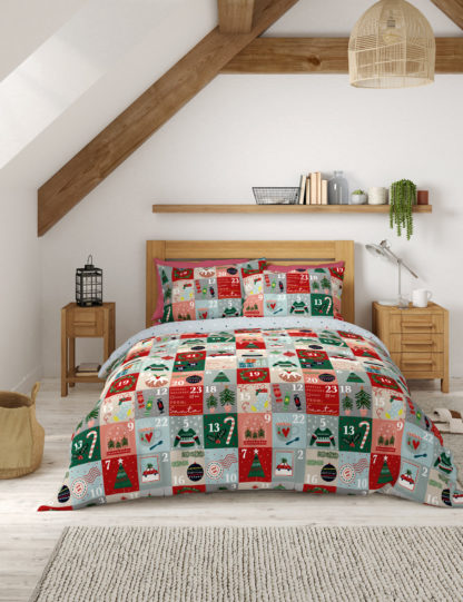 An Image of M&S Cotton Rich Advent Calendar Bedding Set