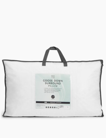 An Image of M&S Goose Down Medium Surround Pillow