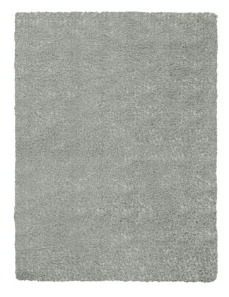 An Image of Argos Home Cosy Woven Cut Pile Rug - 80x150cm - Dove Grey