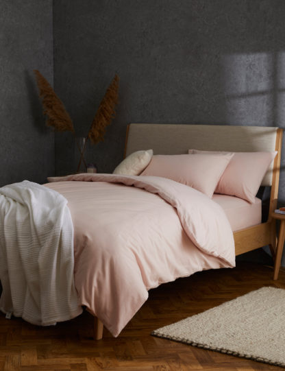 An Image of M&S Pure Brushed Cotton Bedding Set