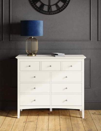 a44b243f8246b623dcf7c0b69c1a168ce886a4c7a4d474821edc12618760f4dd.jpg An Image of M&S Hastings 9 Drawer Chest