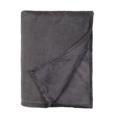 An Image of Fleece Throw Grey 150x200cm