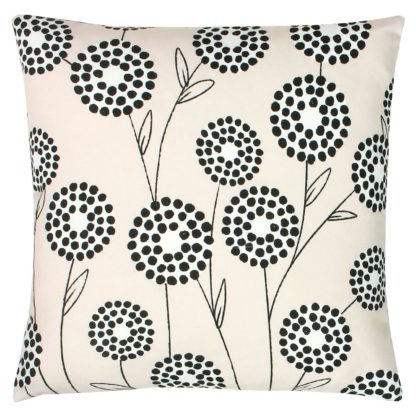 An Image of Window Check Cushion - 43x43cm - Rose