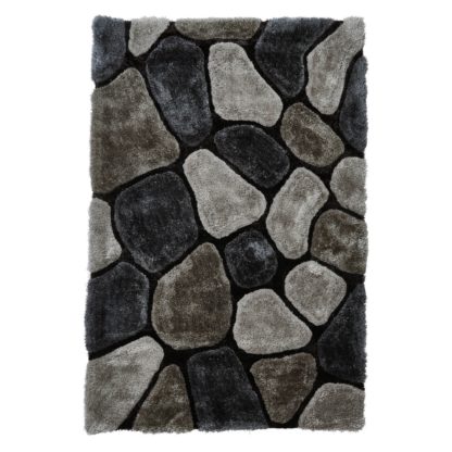 An Image of Noble House Pebbles Rug Brown