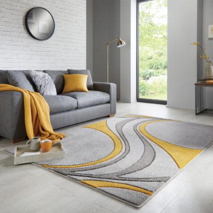An Image of Mirage Rug Ochre