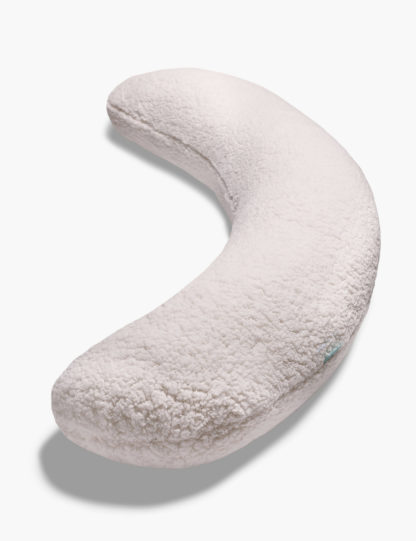 bddf60d2d77cc35323dbb0dcf4e87d62017aa1a4d84fcd41a1edfa018ecf83f4.jpg An Image of M&S Kally Sleep Cream Fleece Body Pillow, Cream