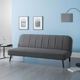 An Image of Miro Grey Fabric Sofa Bed