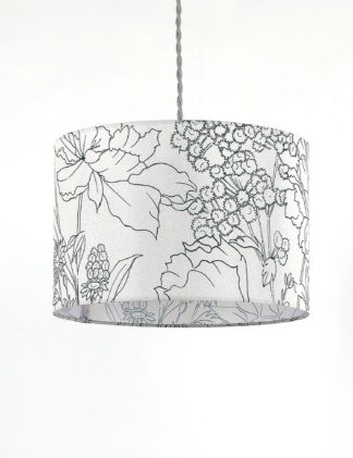 An Image of M&S Floral Print Lamp Shade
