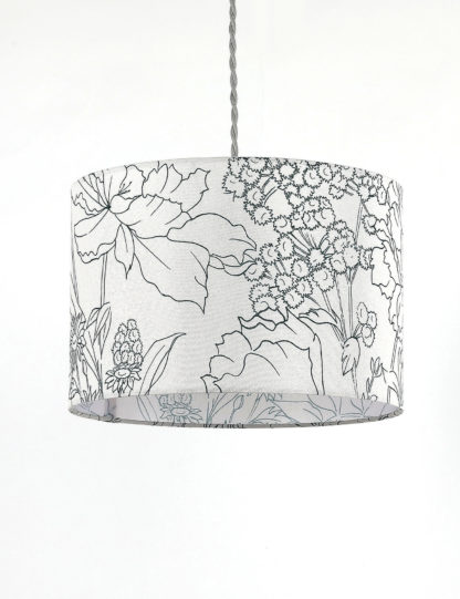 An Image of M&S Floral Print Lamp Shade