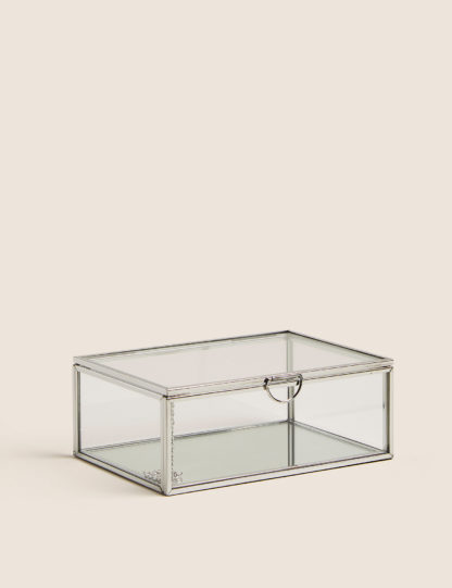 An Image of M&S Small Glass Jewellery Box