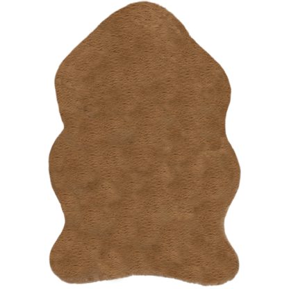 An Image of Supersoft Single Pelt Faux Fur Rug Grey