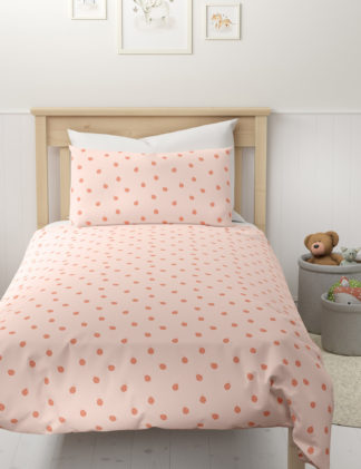 An Image of M&S 2 Pack Cotton Blend Ladybird Bedding Sets