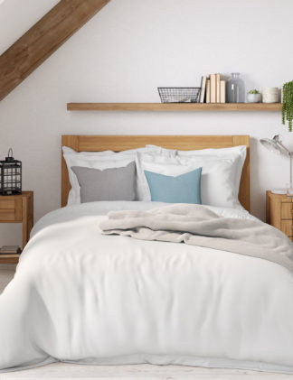 An Image of M&S Egyptian Cotton 400 Thread Count Percale Duvet Cover