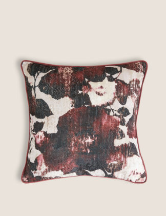 An Image of M&S Floral Jacquard Cushion