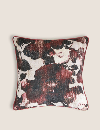 An Image of M&S Floral Jacquard Cushion