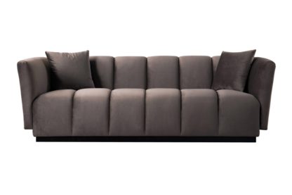 An Image of Herbie Three Seat Sofa - Carbon