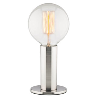 An Image of Asha Satin Nickel Table Lamp