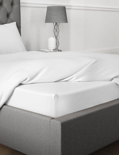 An Image of M&S Egyptian Cotton 400 Thread Count Sateen Deep Fitted Sheet